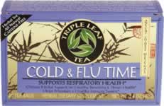 Tea,cold flu time Case of 1 / 20 BAG from Triple Leaf Tea