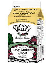 HEAVY WHIP CREAM,OG Case of 12 / 16 OZ from Organic Valley
