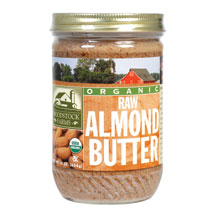 ALMOND BTR,OG,RAW Case of 12 / 16 OZ from WoodStock Farms