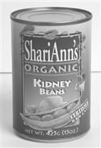 BEANS,OG,KIDNEY Case of 12 / 15 OZ from Walnut Acres Organic