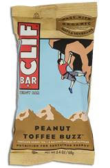 CLIF BAR,OG,PNT TOFFE BUZ Case of 12 / 2.4 OZ from Clif Bar