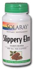 Slippery Elm Bark, 100ct 400mg