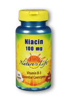 Niacin, 100 mg, 250ct