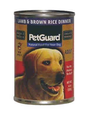 Pet Guard: Adlt dog,lamb & brn rice 14 OZ