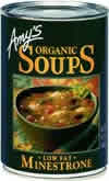AMY'S: Soup organic minestrone 14.1 OZ