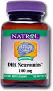 DHA 100mg 30 softgels from NATROL