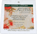 Aromatherapy BathFeminine Comfort 1 oz from NATURE'S ALCHEMY