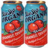 SODA,OG,ORANGE DIVINE Case of 4 / 6 PACK from Blue Sky Natural Beverage Company