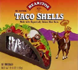 TACO SHELLS ORGANIC BLUE CORN Case of 12 / 5.5 OZ from Little Bear Organics