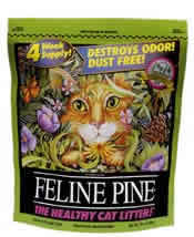 CAT LITTER,FELINE PINE Case of 6 / 7 # from Nature's Earth