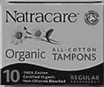 TAMPONS, REGULAR - 1 / 10 CT from Natracare