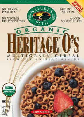 CEREAL,OG,HERITAGE O'S - 6 / 32 OZ from Nature's Path