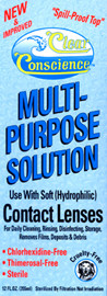 CONTACT SOL,MULTI PURPOSE Case of 1 / 12 OZ from Clear Conscience