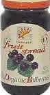 FRUIT SPREAD,OG,BILBERRY Case of 12 / 9 OZ from Bionaturae