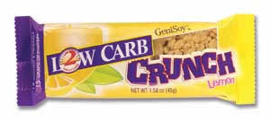 LOW CARB CRUNCH BAR LEMON 12/ 1 from GENISOY PRODUCTS CO.