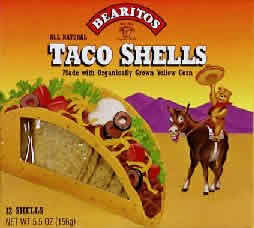 Little Bear Organics: Taco shells organic yellow corn 5.5 OZ