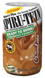 Spirutein Chocolate Vegetarian Ready to Drink Shake 12 pk - 11oz single servings from Natures Plus