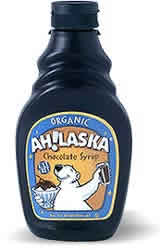 CHOCOLATE SYRUP ORGANIC AH!LASKA Case of 1 / 20 OZ from Ahlaska Products