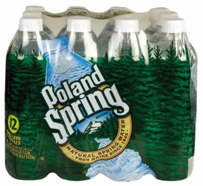 SPRING WATER,.5 LITER - 2 / 12/.5LTR from Poland Springs
