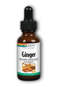 Solaray: Ginger Plus Honey 1 fl oz