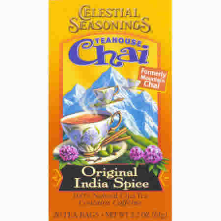 Chai,orig,india spice Case of 6 / 20 BAG from Celestial Seasoning