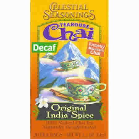 Chai,orig,india decaf Case of 6 / 20 BAG from Celestial Seasoning