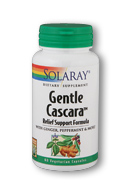 Solaray: Gentle Cascara 60 Vcp 450mg