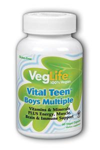 Veglife: Vital Teen Boys Multiple 60 Vegan Capsules