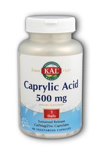 KAL: Caprylic Acid SR 500mg 90 ct