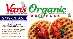 Waffles,og,soy flax Case of 12 / 8 OZ from Van's International Foods