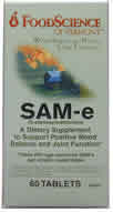 SAM-e 200mg 60 caps from FOODSCIENCE OF VERMONT