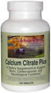 Calcium Citrate Plus 120 tabs from FOODSCIENCE OF VERMONT
