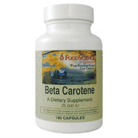Beta Carotene 90 caps from FOODSCIENCE OF VERMONT