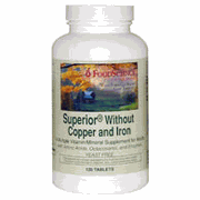 Superior Care without Copper and Iron 120 tabs from FOODSCIENCE OF VERMONT
