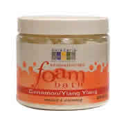 AURA CACIA: Aromatherapy Foam Bath Cinnamon Ylang 14 oz