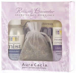 Relaxing Lavender Gift Set 4 pc from AURA CACIA