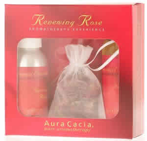 Renewing Rose Gift Set 4 pc from AURA CACIA