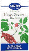 Panax Ginseng Tea 24 bags from ALVITA TEAS