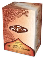 Spicy Mountain Peach Tea 16 bags from YOGI TEAS/GOLDEN TEMPLE TEA CO