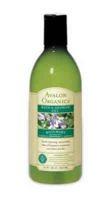 Bath & Shower Gel Organic Rosemary 12 fl oz from AVALON ORGANIC BOTANICALS