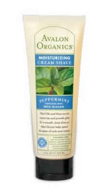 Cream Shave Peppermint 8 oz from AVALON ORGANIC BOTANICALS