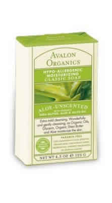 Bar Soap Moisturizing Hypo-Allergenic Aloe-Unscented 4.5 oz from AVALON ORGANIC BOTANICALS