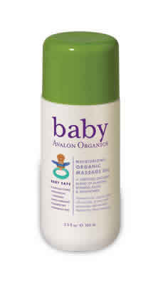 Baby Massage Oil Organic Moisturizing 5.5 fl oz from AVALON ORGANIC BOTANICALS