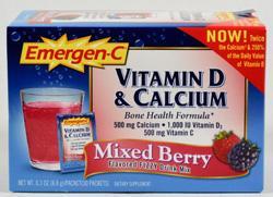 Emer'gen-c mixed berry  high calcium, 30 pkt