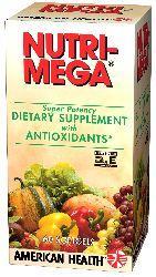 Nutri Mega Super Potency 60 softgels from AMERICAN HEALTH