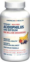Acidophilus Chewable Assorted Fruit Flavor 100 wafers from AMERICAN HEALTH