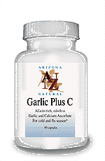 Odorless Garlic Plus C 600mg/200mg 90 caps from ARIZONA NATURAL PRODUCTS