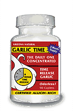 Garlic Time One-a-Day Time-Released Value Pack 90+30 caplets from ARIZONA NATURAL PRODUCTS