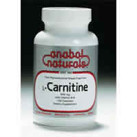 ANABOL NATURALS: L-Carnitine 500mg 30 caps