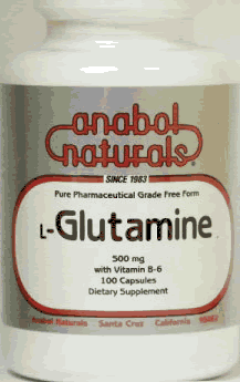 L-Glutamine 500 caps from Anabol Naturals